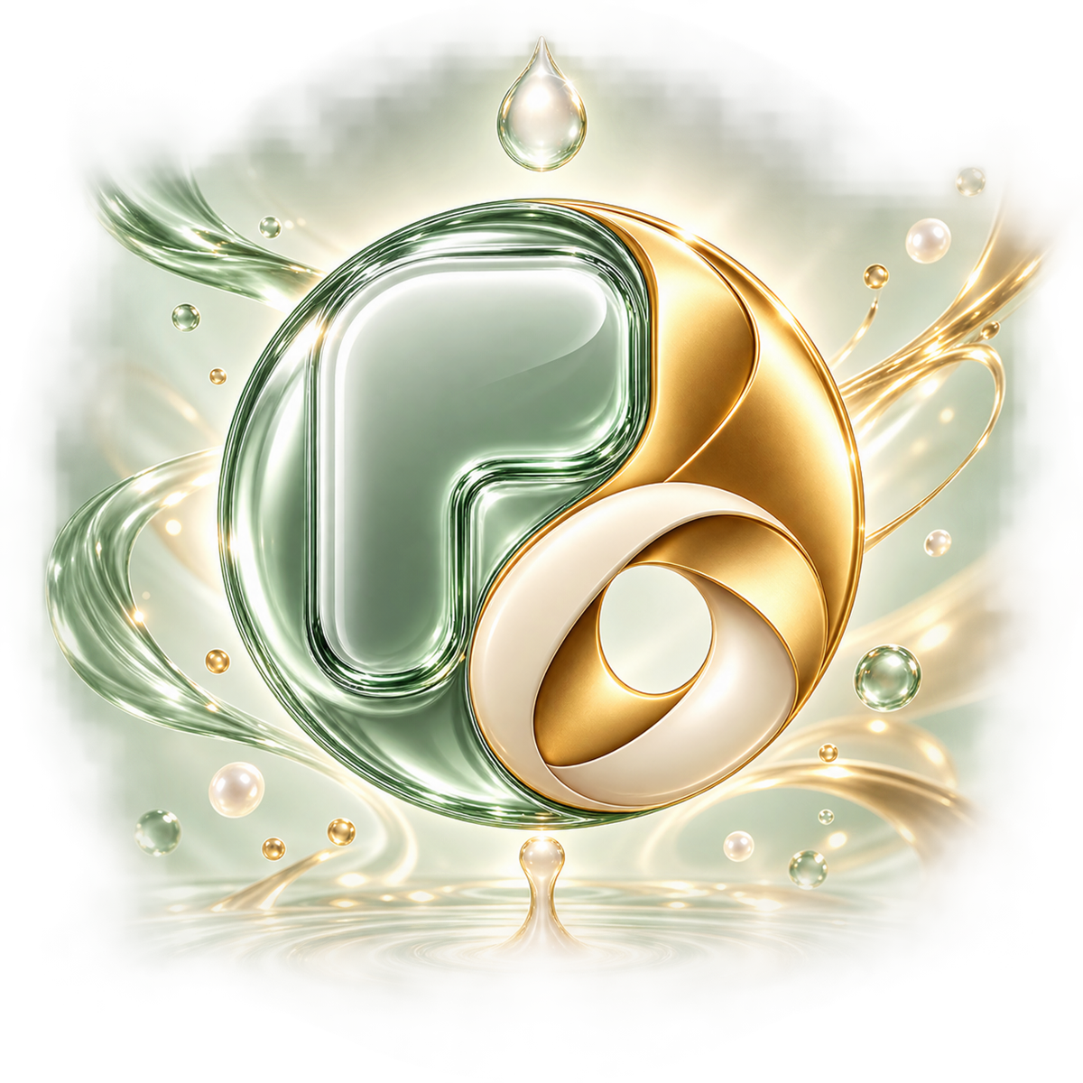 Square PONS BREW launch artwork with a pearlescent drop above the symbol